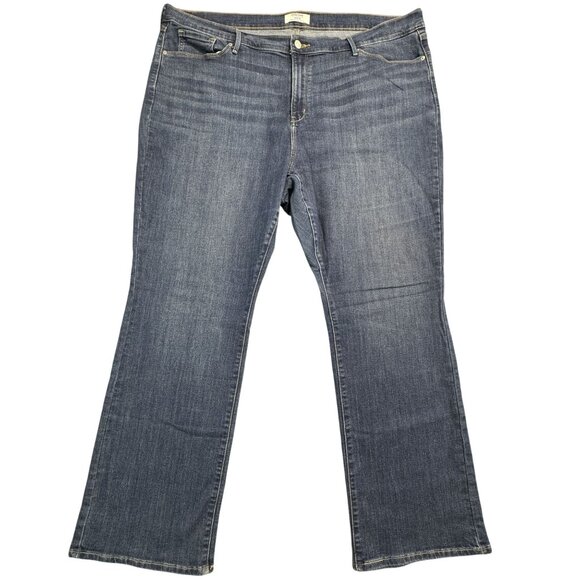 Denizen From Levis Womens Size 24W Mid-Rise Bootcut Jeans Blue Denim Curvy - Picture 1 of 15